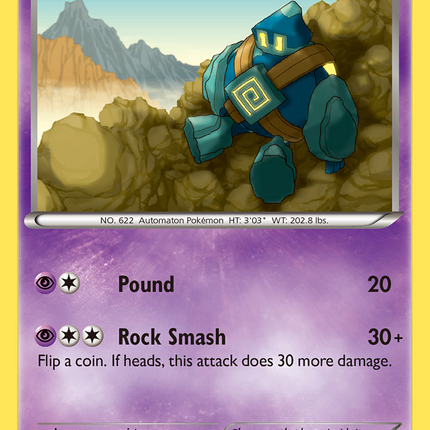 Golett (42/111) [XY: Furious Fists]