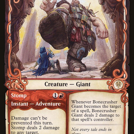 Bonecrusher Giant // Stomp (Showcase) [Throne of Eldraine]