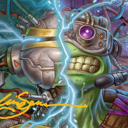Mind Transfer Protocol Art Card (Gold-Stamped Signature) [Teenage Mutant Ninja Turtles Art Series]