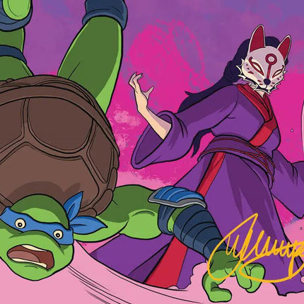 Kitsune's Technique Art Card (Gold-Stamped Signature) [Teenage Mutant Ninja Turtles Art Series]