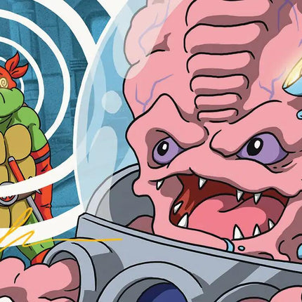 Krang, Master Mind Art Card (25/54) (Gold-Stamped Signature) [Teenage Mutant Ninja Turtles Art Series]