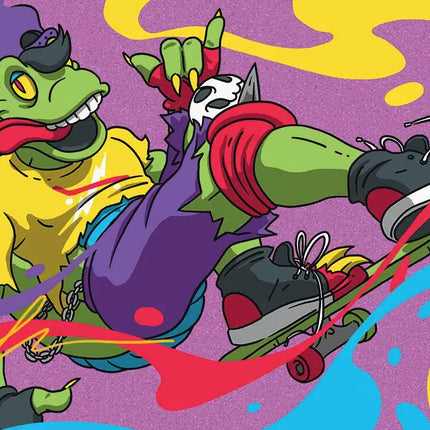 Mondo Gecko Art Card (Gold-Stamped Signature) [Teenage Mutant Ninja Turtles Art Series]