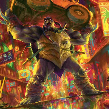 Slash, Reptile Rampager Art Card (Gold-Stamped Signature) [Teenage Mutant Ninja Turtles Art Series]