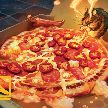 Spicy Oatmeal Pizza Art Card (Gold-Stamped Signature) [Teenage Mutant Ninja Turtles Art Series]