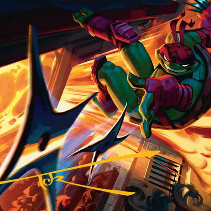 Storm of Steel Art Card (Gold-Stamped Signature) [Teenage Mutant Ninja Turtles Art Series]