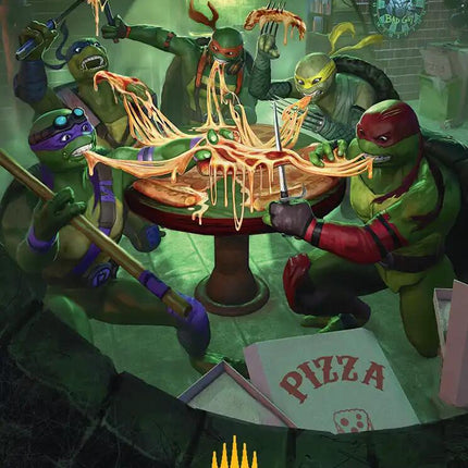Food Chain Art Card (Gold-Stamped) [Teenage Mutant Ninja Turtles Art Series]