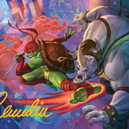 Super Combo Art Card (Gold-Stamped Signature) [Teenage Mutant Ninja Turtles Art Series]