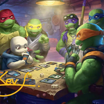 Lessons from Life Art Card (Gold-Stamped Signature) [Teenage Mutant Ninja Turtles Art Series]