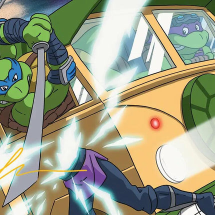 Don & Leo, Problem Solvers Art Card (Gold-Stamped Signature) [Teenage Mutant Ninja Turtles Art Series]