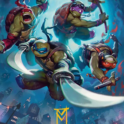 Heroes in a Half Shell Art Card (Gold-Stamped Signature) [Teenage Mutant Ninja Turtles Art Series]