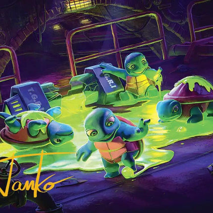 The Ooze Art Card (Gold-Stamped Signature) [Teenage Mutant Ninja Turtles Art Series]