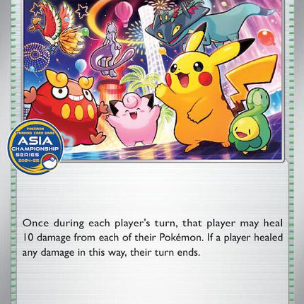 Celebratory Fanfare (028) (Asia Championship Series 24-25) [Mega Evolution Promo]
