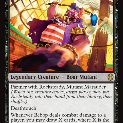 Bebop, Skull & Crossbones (Surge Foil) [Teenage Mutant Ninja Turtles Commander]