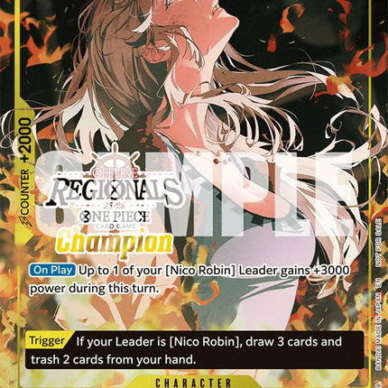 Nico Olvia (Offline Regional Champion Card Set 2025 Vol.1) [One Piece Promotion Cards]