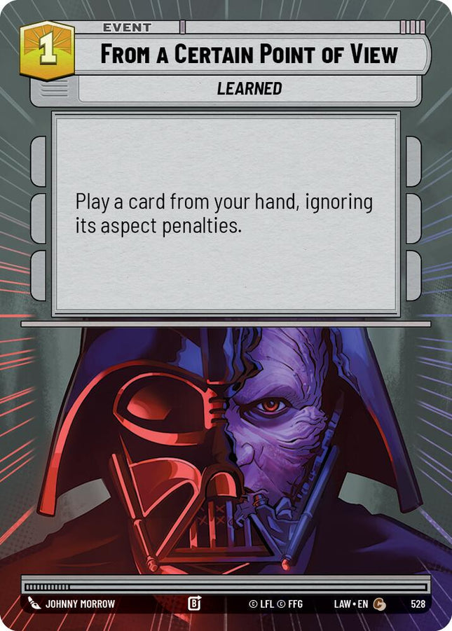 From a Certain Point of View (528) (Hyperspace) (528) [A Lawless Time]