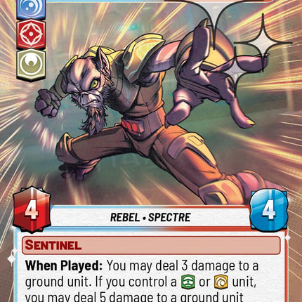 Zeb Orellios - Spectre Four (547) (Hyperspace Foil) (547) [A Lawless Time]