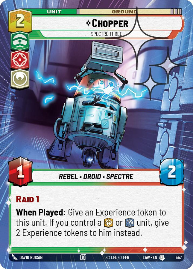 Chopper - Spectre Three (557) (Hyperspace Foil) (557) [A Lawless Time]