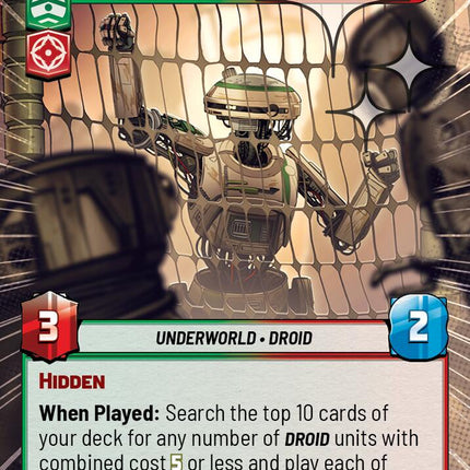 L3-37 - Radical Instigator (565) (Hyperspace Foil) (565) [A Lawless Time]