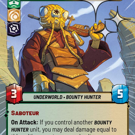 Zuckuss - Dangerous (566) (Hyperspace Foil) (566) [A Lawless Time]