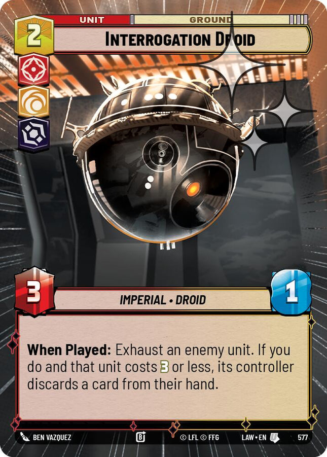 Interrogation Droid (577) (Hyperspace Foil) (577) [A Lawless Time]