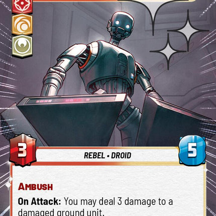 K-2S0 - Locking the Vault (581) (Hyperspace Foil) (581) [A Lawless Time]