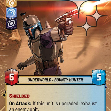 Jango Fett - Wily Mercenary (589) (Hyperspace Foil) (589) [A Lawless Time]
