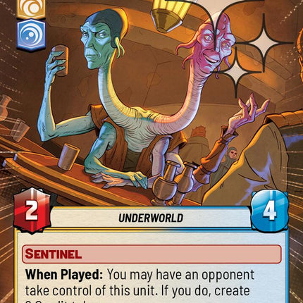 Two-Faced Troig - (594) (Hyperspace Foil) (594) [A Lawless Time]