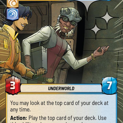Hondo Ohnaka - Plays By His Own Rules (596) (Hyperspace Foil) (596) [A Lawless Time]