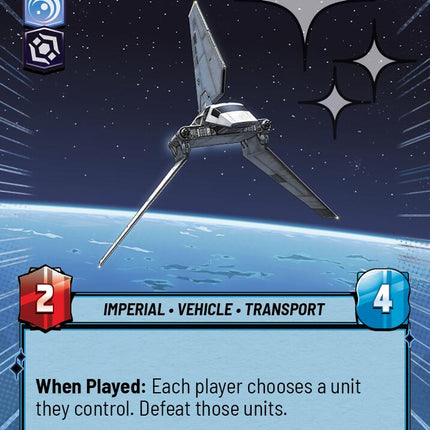 Governor's Shuttle (601) (Hyperspace Foil) (601) [A Lawless Time]