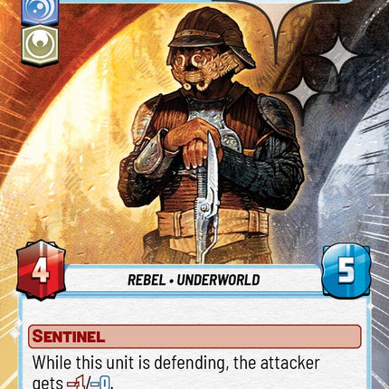 Lando Calrissian - Eyes Open (610) (Hyperspace Foil) (610) [A Lawless Time]