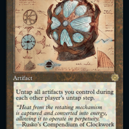 Unwinding Clock (Retro Schematic) [The Brothers' War Retro Artifacts]