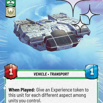 Jaunty Light Frieghter (649) (Hyperspace Foil) (649) [A Lawless Time]