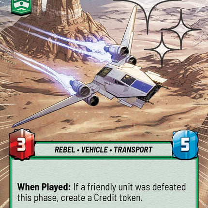 Partisan U-Wing (663) (Hyperspace Foil) (663) [A Lawless Time]