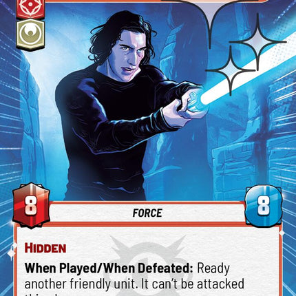 Ben Solo - Facing the Light (687) (Hyperspace Foil) (687) [A Lawless Time]