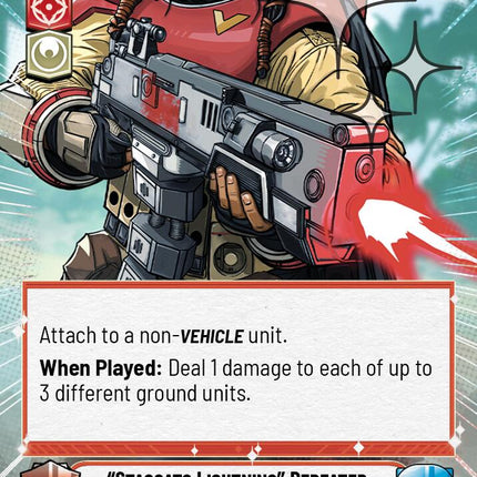"Staccato Lightning" Repeater (689) (Hyperspace Foil) (689) [A Lawless Time]