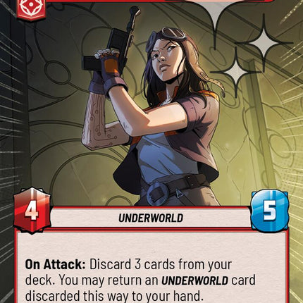 Doctor Aphra - Digging for Answers (696) (Hyperspace Foil) (696) [A Lawless Time]