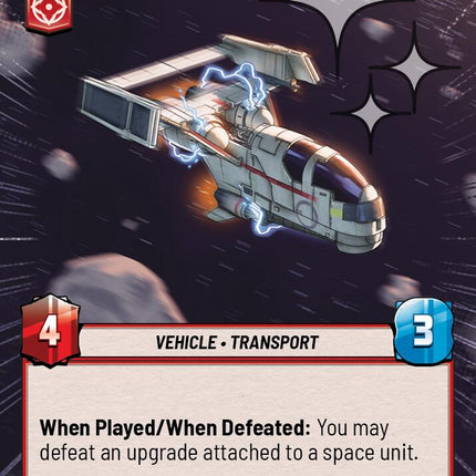 Overcharged Transport (697) (Hyperspace Foil) (697) [A Lawless Time]