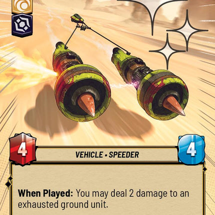 Cutthroat Podracer (715) (Hyperspace Foil) (715) [A Lawless Time]