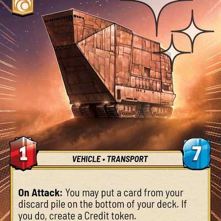 Scavenging Sandcrawler (740) (Hyperspace Foil) (740) [A Lawless Time]