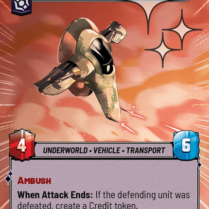 Fett's Firespray - In Pursuit (754) (Hyperspace Foil) (754) [A Lawless Time]