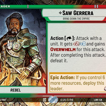 Saw Gerrera - Bring Down the Empire (Hyperspace) (265) (265) [A Lawless Time]