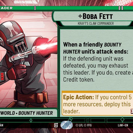 Boba Fett - Krayt's Claw Commander (Hyperspace) (271) (271) [A Lawless Time]
