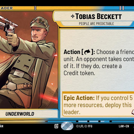 Tobias Beckett - People are Predictable (2/264) (2/264) [A Lawless Time]