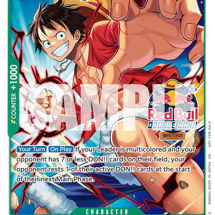 Monkey.D.Luffy (Red Bull Double Don!!) [One Piece Promotion Cards]