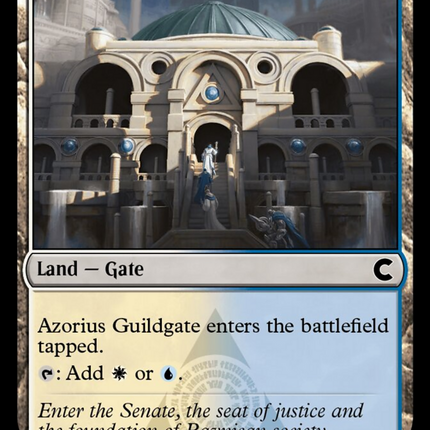 Azorius Guildgate [Ravnica: Clue Edition]