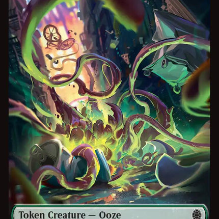 Ooze // Clue Double-Sided Token [Teenage Mutant Ninja Turtles Commander Tokens]