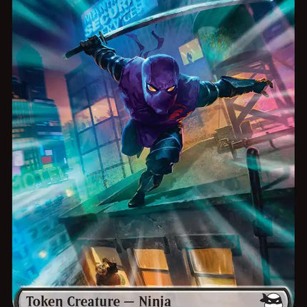 Ninja // Food Double-Sided Token [Teenage Mutant Ninja Turtles Tokens]
