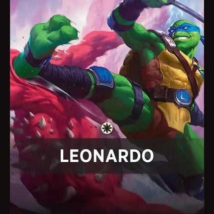 Leonardo Theme Card [Teenage Mutant Ninja Turtles Commander Tokens]
