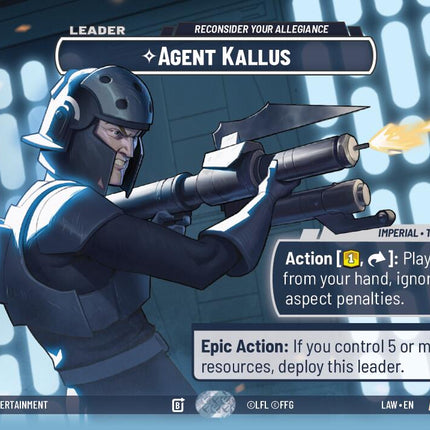Agent Kallus - Reconsider Your Allegiance (Showcase) (769) (769) [A Lawless Time]