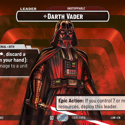 Darth Vader - Unstoppable (Showcase) (777) (777) [A Lawless Time]